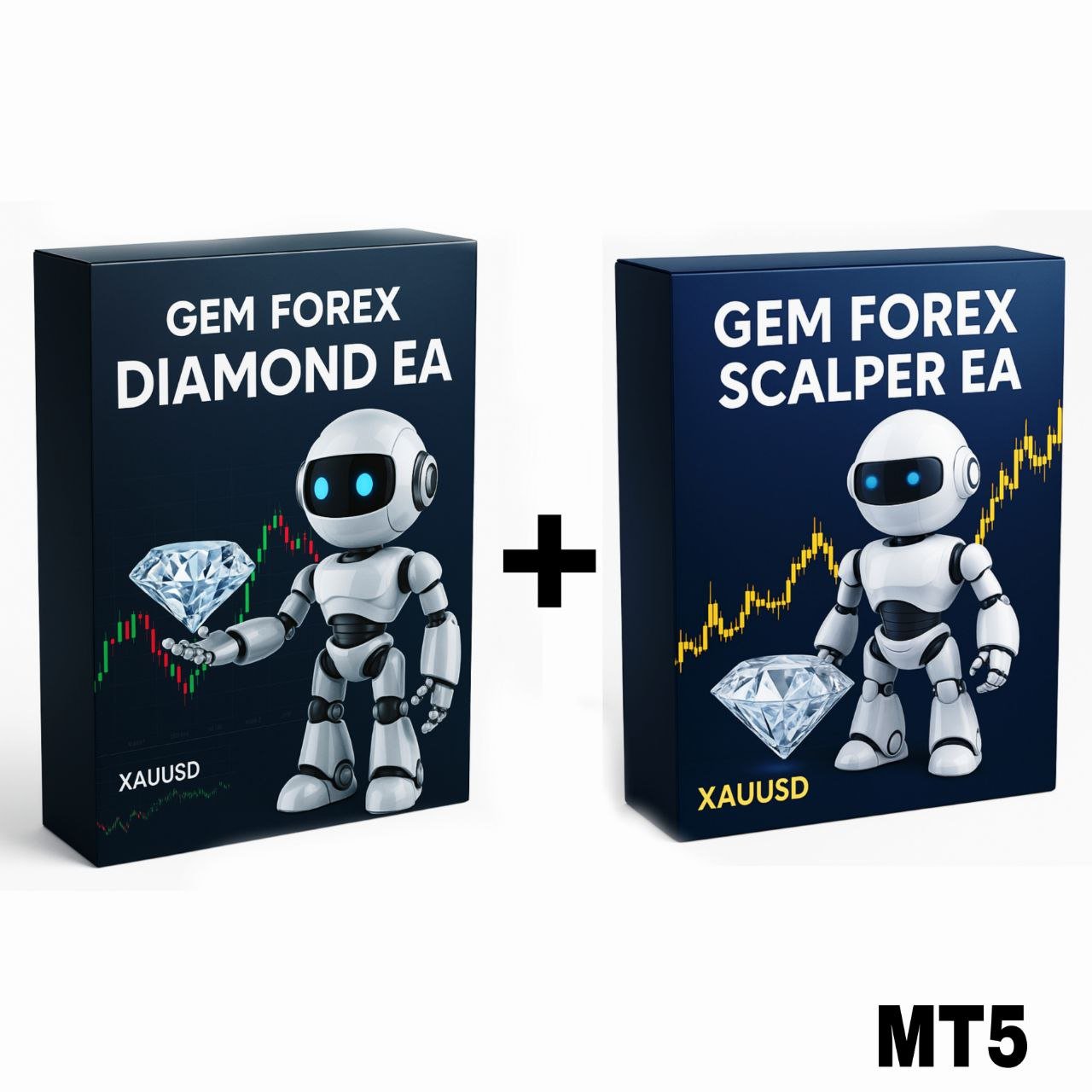Gem Forex Diamond EA V1.0 MT5 + Gem Forex Scalper EA MT5